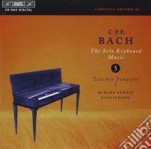 Carl Philipp Emanuel Bach - Solo Keyboard Music 5 cd musicale di Miklos Spanyi