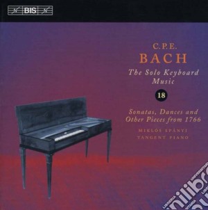 Carl Philipp Emanuel Bach - Solo Keyboard Music V. 18 cd musicale di Bach C.p.e.