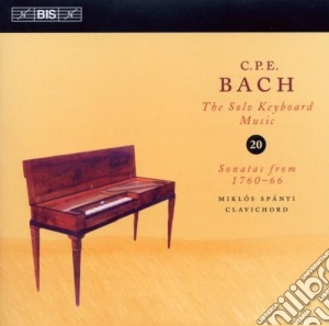 Carl Philipp Emanuel Bach - Solo Keyboard Music Volume 20 - Spanyi Miklos, Concerto Armonico cd musicale di Carl Philipp Emanuel Bach