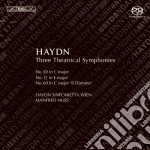 Joseph Haydn - Three Theatrical Symphonies cd