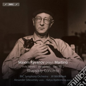 Rysanov / bbc So / belohlavek - Plays Bohuslav Martinu cd musicale di Rysanov / bbc So / belohlavek