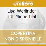 Lisa Werlinder - Ett Minne Blatt cd