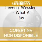 Leven / Wesslen - What A Joy cd