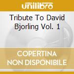 Tribute To David Bjorling Vol. 1 cd