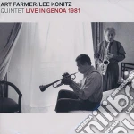 Art Farmer & Lee Konitz - Live In Genoa 1981 cd