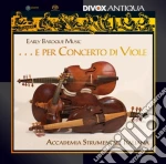 Early Baroque Music: E Per Concerto Di Viole (Sacd) cd