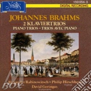 Johannes Brahms - 2 Klaviertrios cd musicale di Brahms