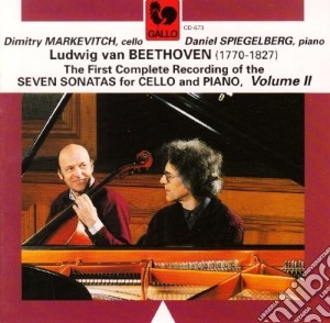 Ludwig Van Beethoven - Sonatas For Cello & Piano, Vol.2 cd musicale di Ludwig Van Beethoven