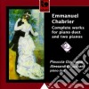 Emmanuel Chabrier - Complete Works For Piano Duets And Two Pianos cd