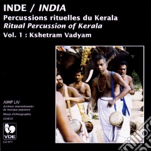 Inde - Percussions Rituelles Du Kerala. Vol. 1 / Various cd musicale di Inde