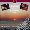 Guy Fallot / Rita Possa: Rachmaninov, Prokofiev, Messiaen cd musicale di Guy Fallot