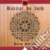 Haim Shazar: Recital De Luth cd