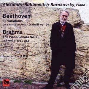 Ludwig Van Beethoven / Johannes Brahms - 33 Variations /Piano Sonata No.3 cd musicale di Ludwig Van Beethoven / Johannes Brahms