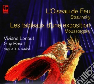 Viviane Loriaut / Guy Bovet: Orgue A 4 Mains - Stravinsky, Mussorgsky cd musicale di Viviane Loriaut