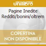 Pagine Inedite Redditi/bonini/oltrem cd musicale di PAGANINI/ROSSINI