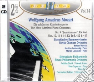 Wolfgang Amadeus Mozart - The Most Admired Piano Concertos (2 Cd) cd musicale di V/a