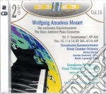 Wolfgang Amadeus Mozart - The Most Admired Piano Concertos (2 Cd) cd