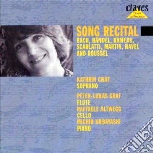 Song Recital: Music for Voice & Flute - Bach, Handel, Rameau, Scarlatti, Martin, Ravel And Roussel cd musicale