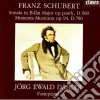 Franz Schubert - Sonata X Pf D 960, Moments Musicaux D 780 cd