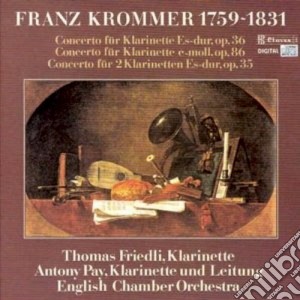 Krommer Franz - Concerto X Clar Op.36, Op.86, Concerto X 2 Clar Op.35 cd musicale di Franz Krommer