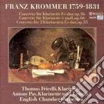 Krommer Franz - Concerto X Clar Op.36, Op.86, Concerto X 2 Clar Op.35 cd