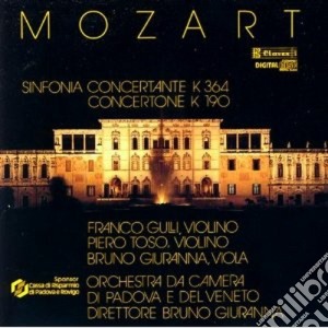 Wolfgang Amadeus Mozart - Sinfonia Concertante X Vl E Vla K 364, Concertone K 190 cd musicale di Wolfgang Amadeus Mozart
