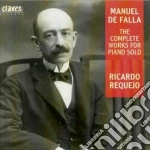 Manuel De Falla - Opere X Pf (integrale) cd