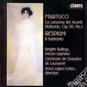 Martucci Giuseppe - La Canzone Dei Ricordi, Notturno Op.70 N.1 cd musicale di Giuseppe Martucci