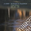 Johann Sebastian Bach - Six Partitas For Harpsichord (2 Cd) cd