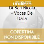 Di Bari Nicola - Voces De Italia cd