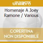 Homenaje A Joey Ramone / Various cd