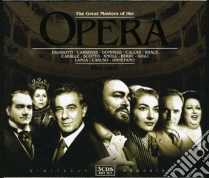 Great Masters Of The Opera (The) (3 Cd) cd musicale di ARTISTI VARI