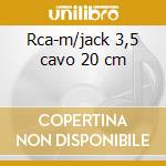 Rca-m/jack 3,5 cavo 20 cm cd musicale di Stereo Adattatore