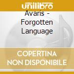 Avaris - Forgotten Language cd