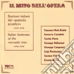 Baritoni Dell'Epoca Acustica cd