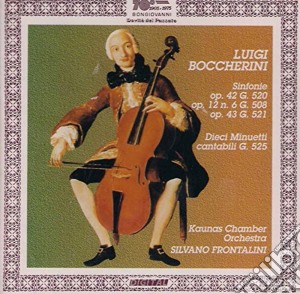 Luigi Boccherini - Sinfonie Op. 42 G 520, Op. 12 / 6 G 508, Op. 43 G 521 cd musicale di Boccherini