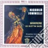 Niccolo' Jommelli - Miserere cd