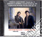 Dimitri Kabalewsky / Johann Nepomuk Hummel / Ferruccio Busoni - Sonata Op. 71 / Grande Sonata Op. 104 / Piccola Suite Op. 23 cd