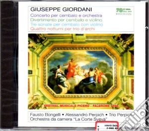 Giuseppe Giordani - Composizione Varie Per Cembalo E Orchestra cd musicale di G. Giordani