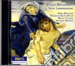 Paolo Benedetto Bellinzani - Le Sacre Lamentazioni cd