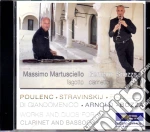 Work And Duos For Clarinet And Bassoon: Poulenc, Stravinsky, Piazzolla.. cd