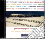 Carl Maria Von Weber - Sonate Per Clarinetto - Gianluca Campagnolo, Clarinetto cd