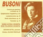 Ferruccio Busoni - Concerto Per Piano Op.39 cd