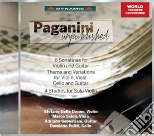 Niccolo' Paganini - Paganini Unpublished cd musicale di Paganini Niccolo'