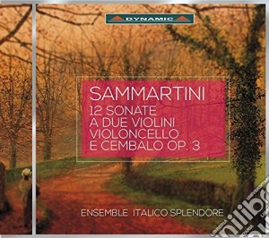 Giuseppe Sammartini - 12 Sonate A Due Violini, Violoncello E Cembalo Op.3 (2 Cd) cd musicale di Giuseppe Sammartini