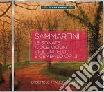 Giuseppe Sammartini - 12 Sonate A Due Violini, Violoncello E Cembalo Op.3 (2 Cd) cd
