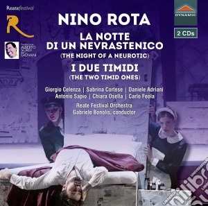 Nino Rota - La Notte Di Un Nevrastenico / I Due Timidi (2 Cd) cd musicale di Nino Rota