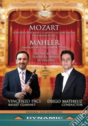 (Music Dvd) Wolfgang Amadeus Mozart / Gustav Mahler - Concert For Basset Clari, Symphony No.1 Titan cd musicale di Mozart