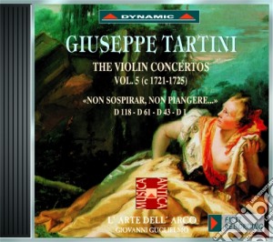 Giuseppe Tartini - The Violin Concertos Vol.5 cd musicale di Giuseppe Tartini