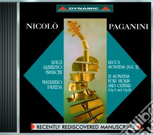 Niccolo' Paganini - Sonate Di Lucca Vol.2 cd musicale di Paganini Niccolo'